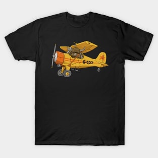 Yak Aircraft with a Yak Cartoon T-Shirt